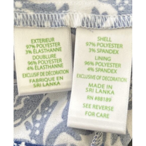 Lilly Pultizer Jonna Shift Romper 00 Blue Krillin It Lobster Stretch Crepe - Picture 6 of 6